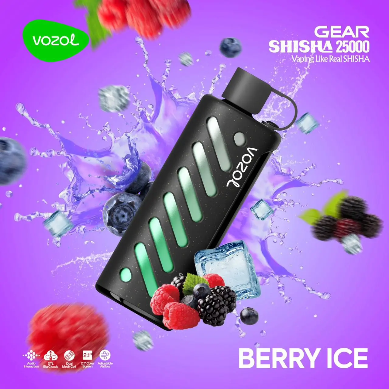 Gear Shisha 25000 Berry Ice