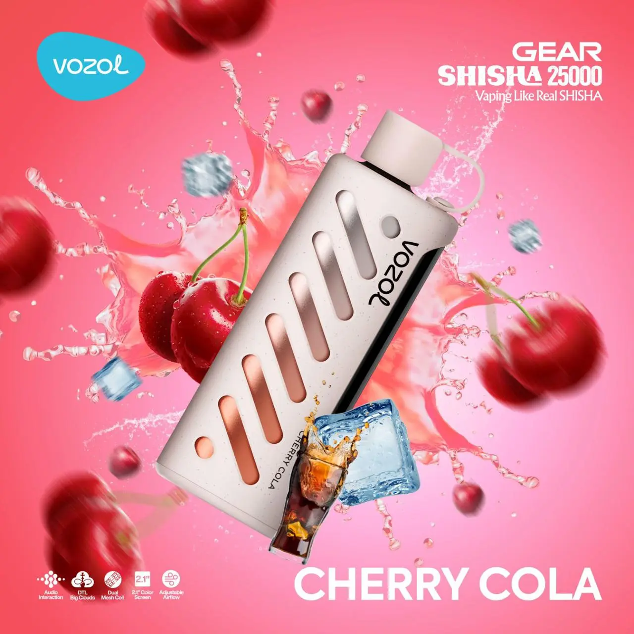 Gear Shisha 25000 Cherry Cola