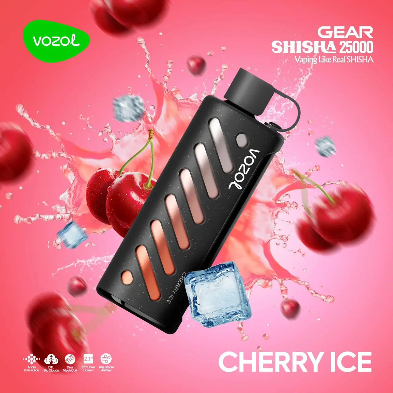 Gear Shisha 25000 Cherry Ice