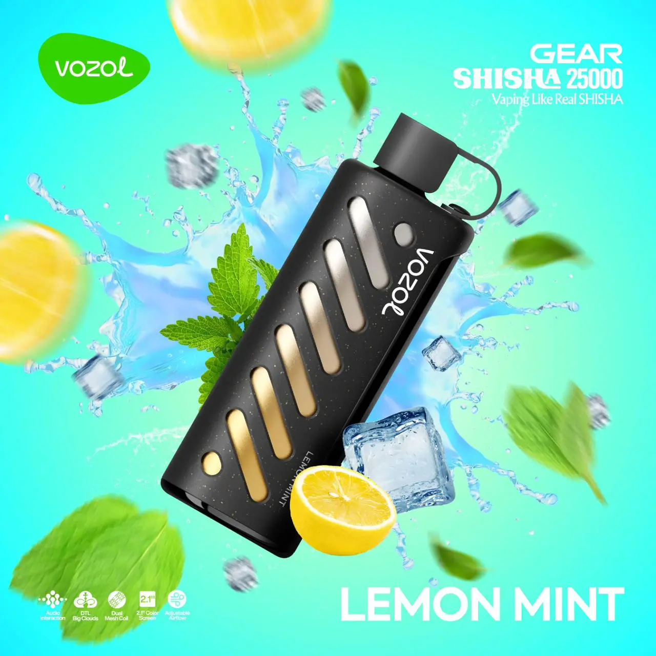 Gear Shisha 25000 Lemon Mint