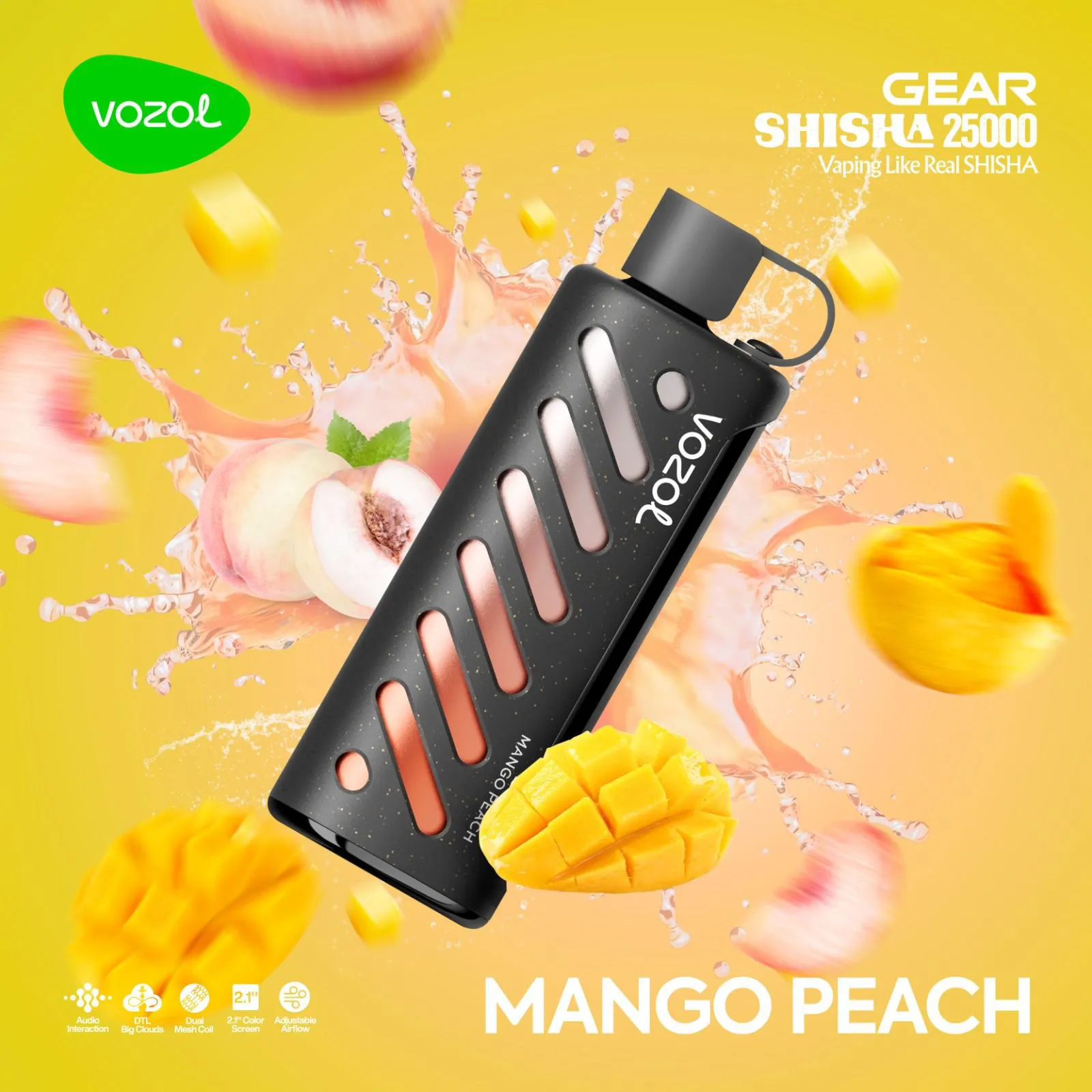 Gear Shisha 25000 Mango Peach