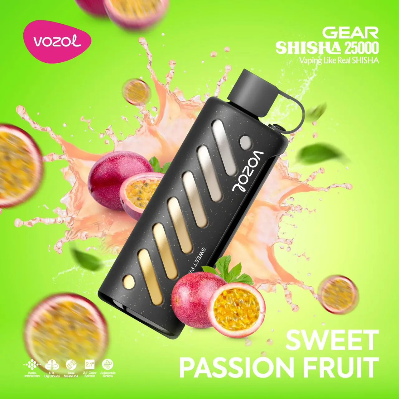 Gear Shisha 25000 Sweet Passion Fruit